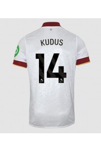 West Ham United Mohammed Kudus #14 Voetbaltruitje 3e tenue 2024-25 Korte Mouw